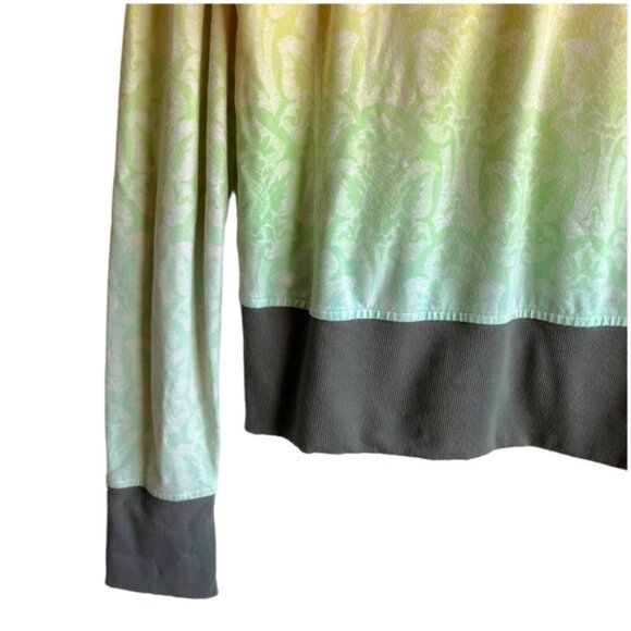 Lululemon Light Jacket Hoodie Size 8 Ombré Yellow Green - Picture 7 of 10